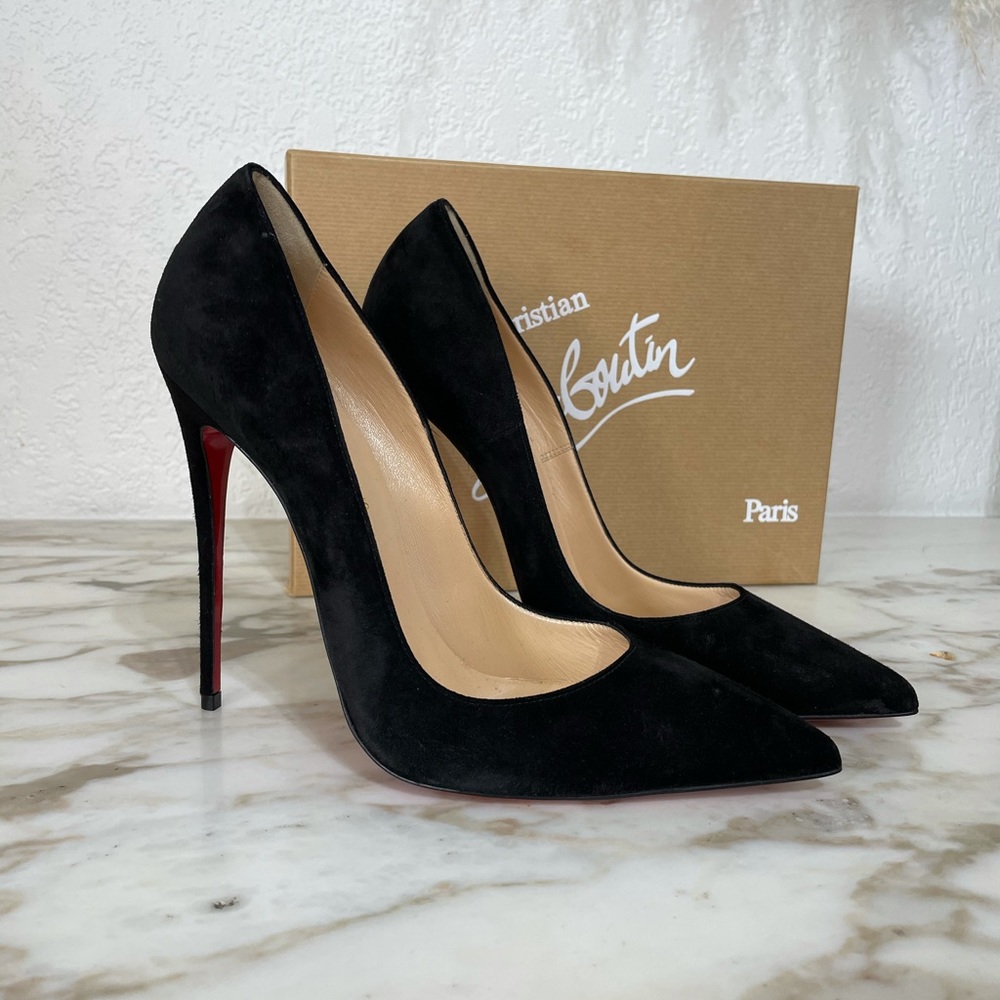 Brand new Christian Louboutin‘s so Kate pump Suede